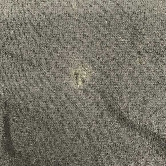 North Face Men’s Quarter Zip Black Pullover Sweater Size Large - Picture 6 of 6